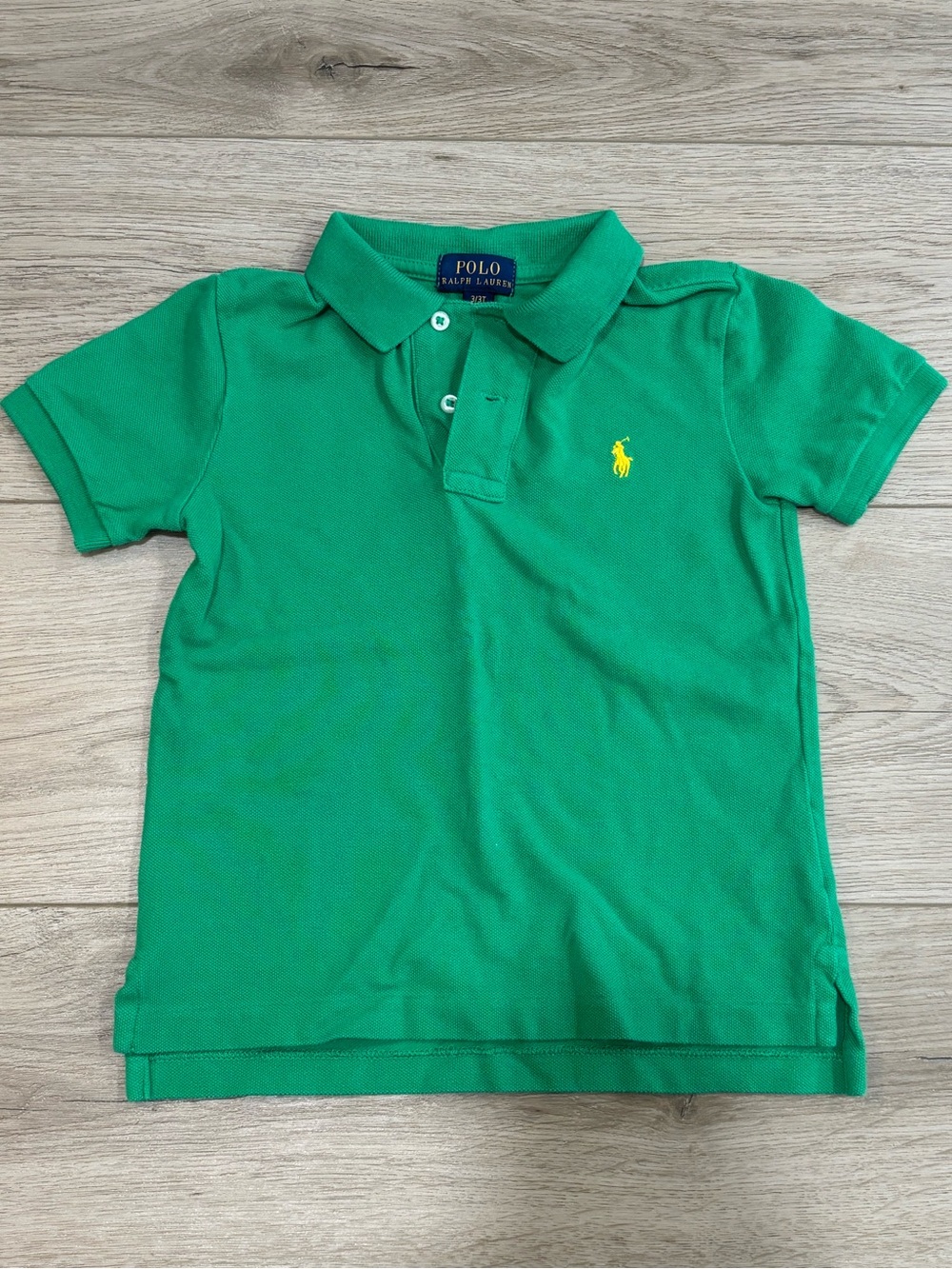 Polo by Ralph Lauren Green Polo with Yellow Pony Logo